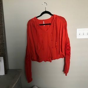 Flowy free people top